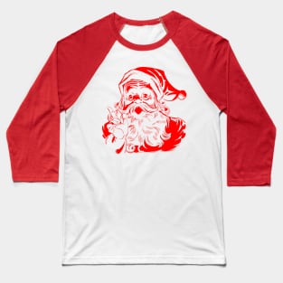 Santa Claus Shirt Funny Christmas T Shirt Gift Party Present Baseball T-Shirt